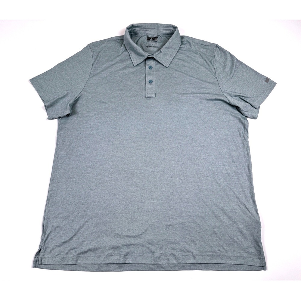 American Eagle Outfitters Mens Blue Gray Polo Shirt Size‎ XXXL Tall